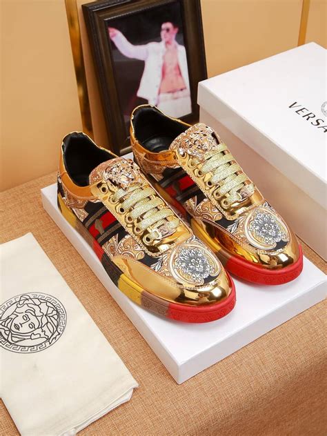 mens replica versace trainers